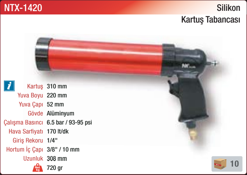 NTX-1420 orijinal katalog bilgileri