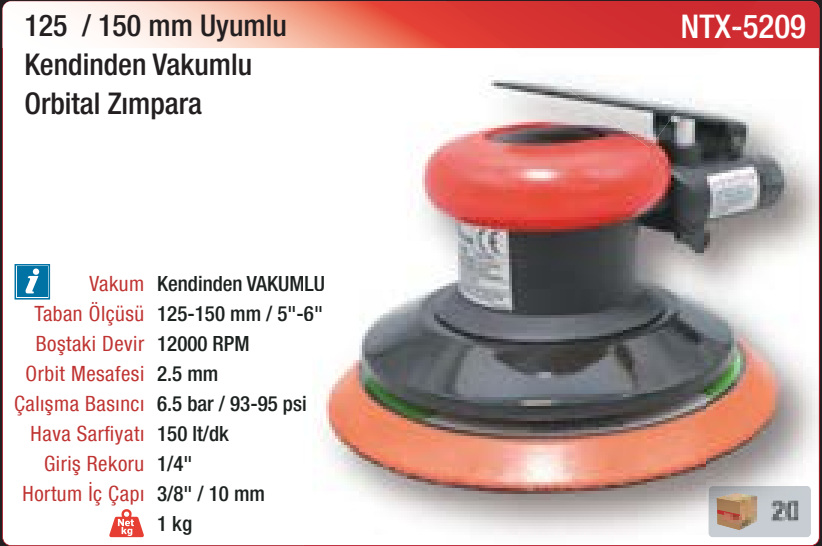 NTX-5209 orijinal katalog bilgileri