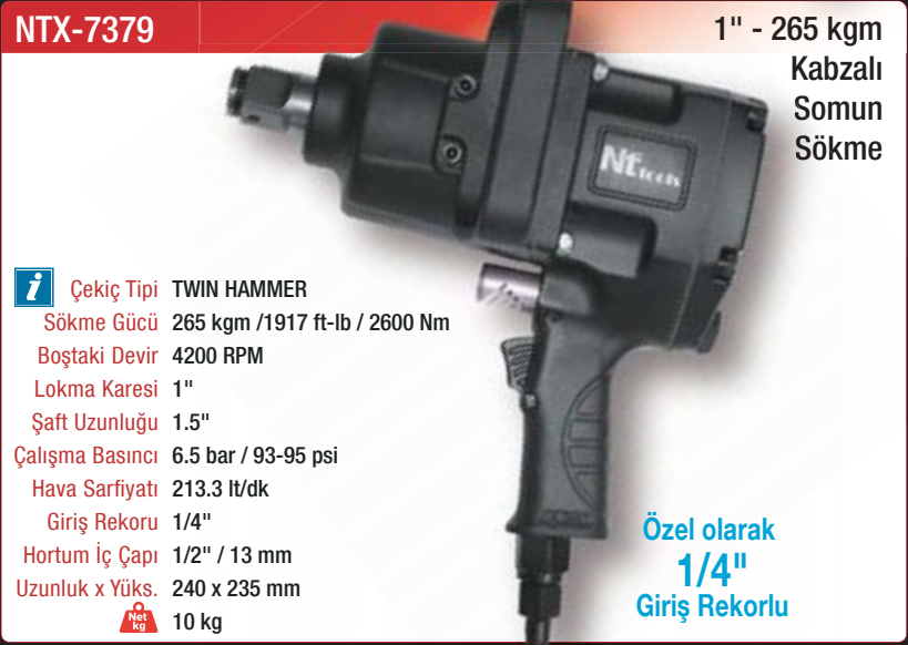 NTX-7379 orijinal katalog bilgileri