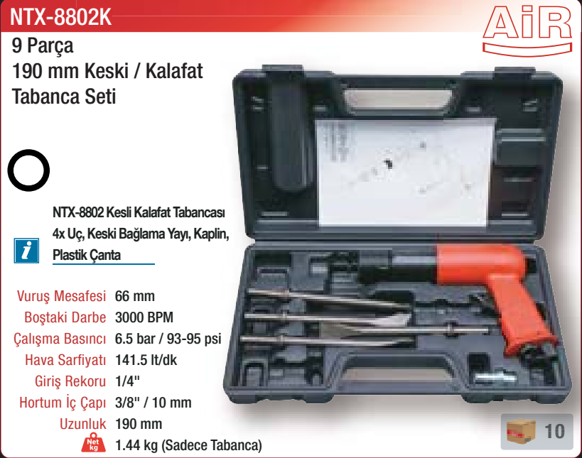 NTX-8802K orijinal katalog bilgileri