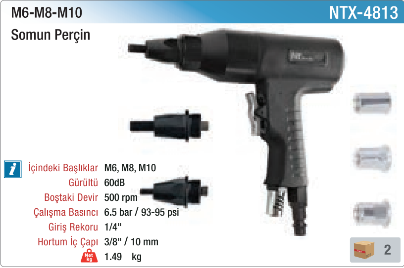 NTX-4813 orijinal katalog bilgileri — fiyat içermeyen görsel