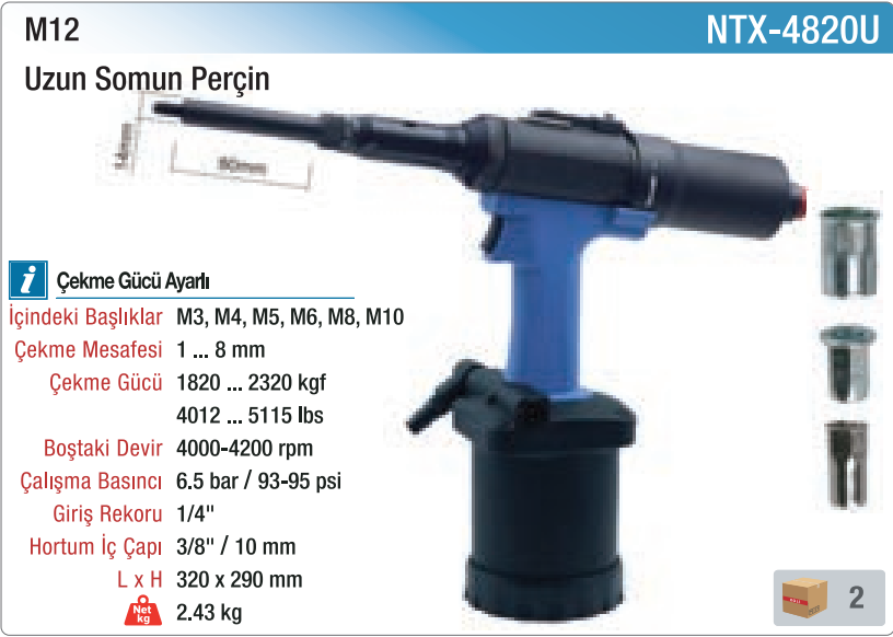 NTX-4820U orijinal katalog bilgileri — fiyat içermeyen görsel