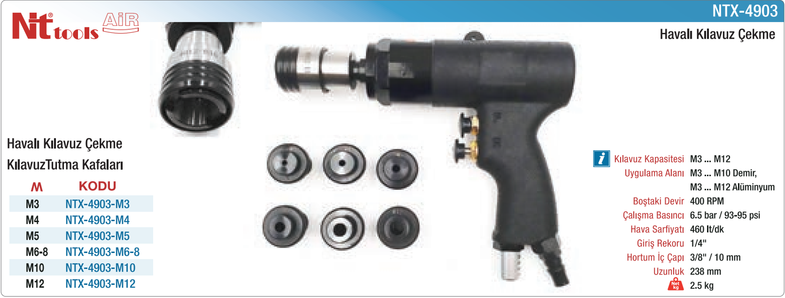 NTX-4903 orijinal katalog bilgileri — fiyat içermeyen görsel