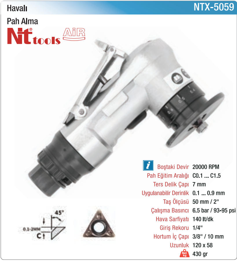 NTX-5059 orijinal katalog bilgileri — fiyat içermeyen görsel